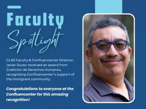 Javier Duran Faculty Spotlight Flyer