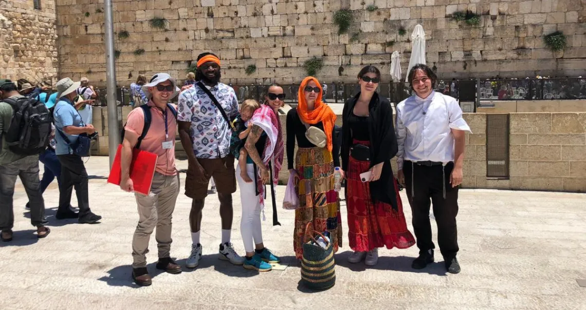 group of students in Israel